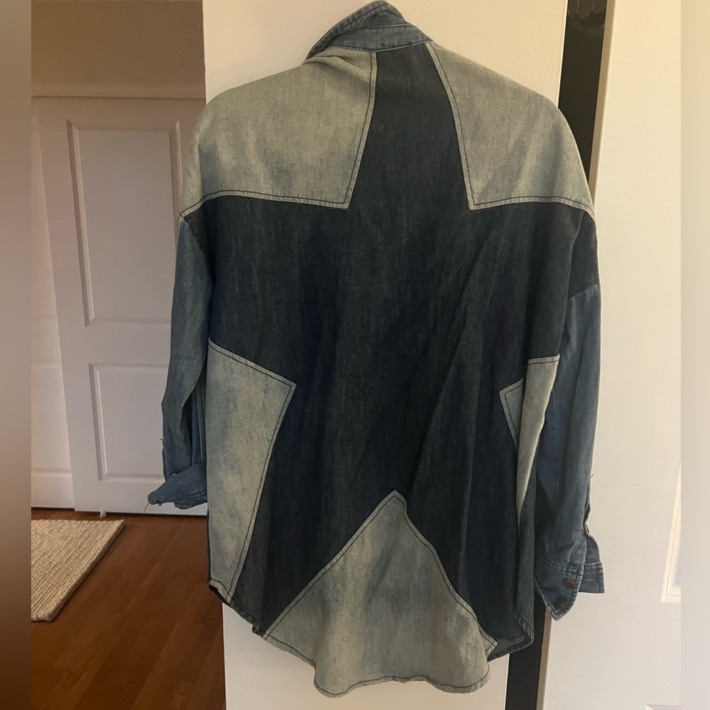 Free people denim shirt